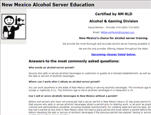 Tablet Screenshot of nmserverpermit.com